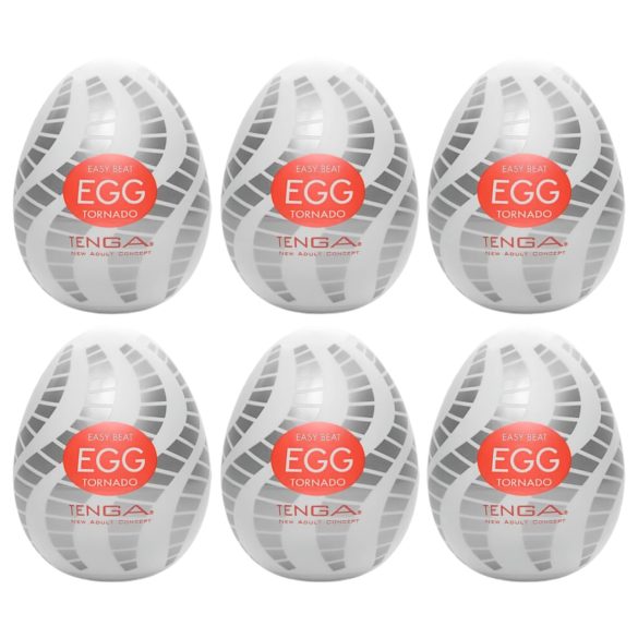 TENGA Egg Tornado - uzbudljiva jaja (6 komada)