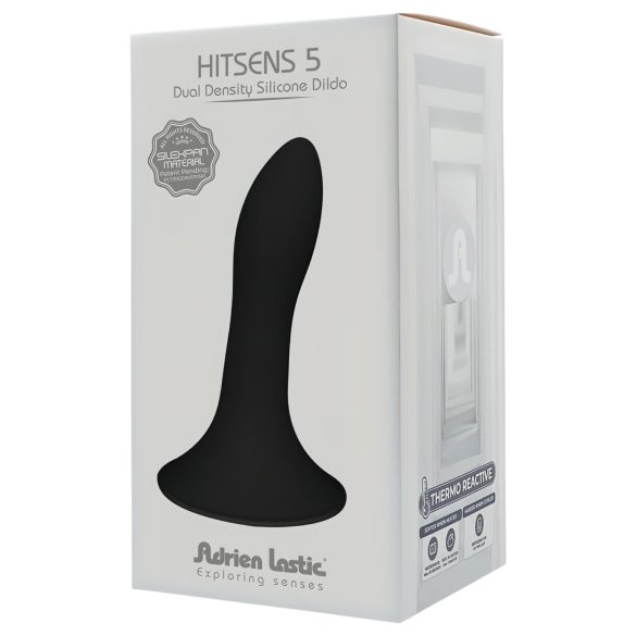 Adrien Lastic Hitsens 5 - Termo-reaktivni analni dildo (crni)