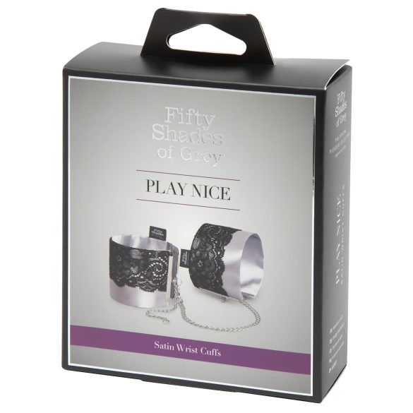 Pedeset nijansi sive - satenski lisice (srebrne)
