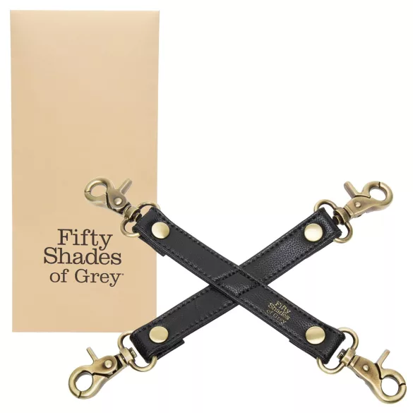 Fifty Shades of Grey - Križni vez za vezivanje - koža - crna