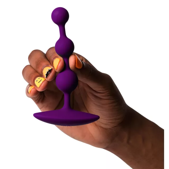 ROMP Amp - analni dildo s kuglicama - ljubičasti