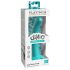 Dillio Curious Five - silikonski dildo (15cm) - tirkizni