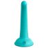Dillio Curious Five - silikonski dildo (15cm) - tirkizni