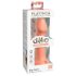 Dillio Big Hero - silikonski dildo s čaškom (17cm) - narančasta