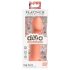 Dillio Big Hero - silikonski dildo s čaškom (17cm) - narančasta