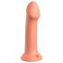 Dillio Big Hero - silikonski dildo s čaškom (17cm) - narančasta