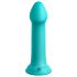 Dillio Veliki Heroj - dildo s vakum pomakom (17cm) - tirkizno