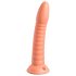 Dillio Divlje Stvar - rebrasti dildo (19cm) - narančasta