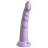 Slim Seven ljubičasti dildo s usisnom čašom (20 cm)