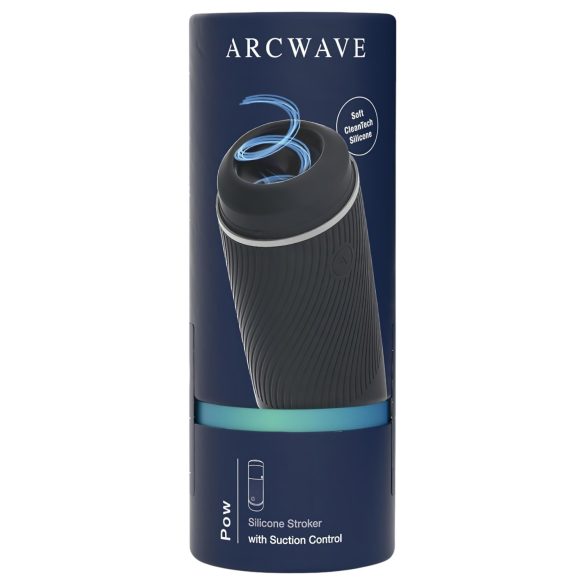 Arcwave Pow - ručni usisni masturbator (crni)