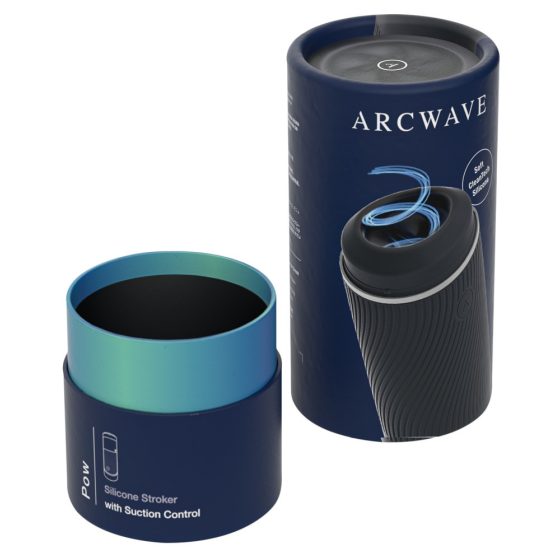 Arcwave Pow - ručni masturbator za usisavanje (crni)