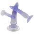 Kristalno bistre - set analnih trenera - 3 komada (prozirno-plavo)