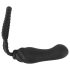 Black Velvet Savršen Pristajanje - crni strap-on dildo