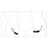 Black Velvet Savršen Pristajanje - crni strap-on dildo