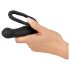 Black Velvet Savršen Pristajanje - crni strap-on dildo