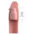 X-TENSION Elite 2 - prirodni prstenasti penis rukavac