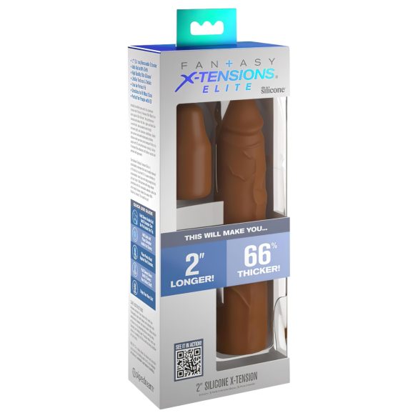 X-TENSION Elite 2 - prilagodljivi penisnavlaka (smeđa)