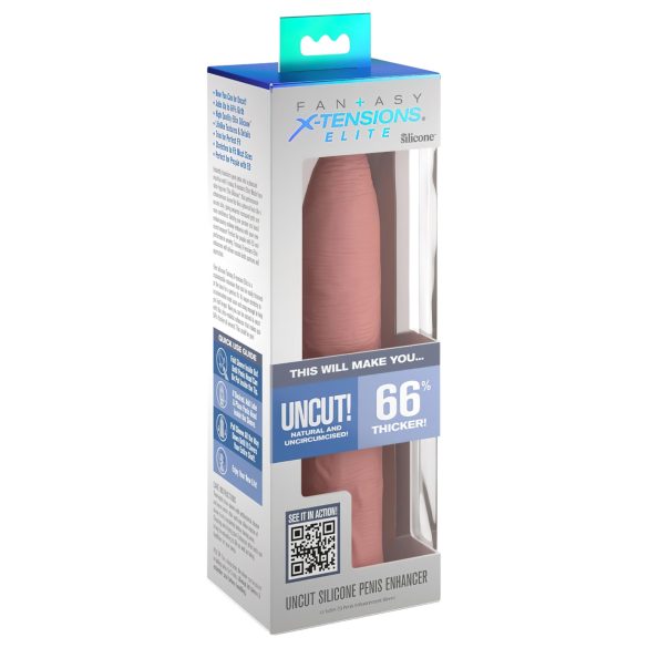 X-TENSION Elite – podesiva, otvorena navlaka za penis (prirodna)