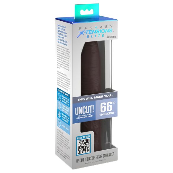 X-TENSION Elite – rastezljivi penis rukav (smeđi)