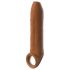 X-TENSION Elite - otvoreni penis rukav (tamna prirodna boja)