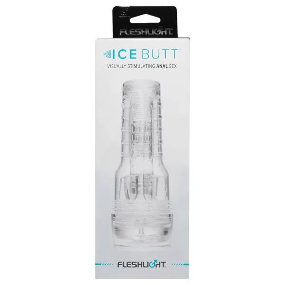 Fleshlight Ice Butt - masturbator u obliku stražnjice - prozirni