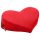Liberator Heart Wedge - jastuk za seks u obliku srca (crveni)
