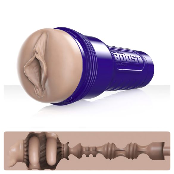 Fleshlight Boost Bang - realistična masturbatorna vagina (natur)