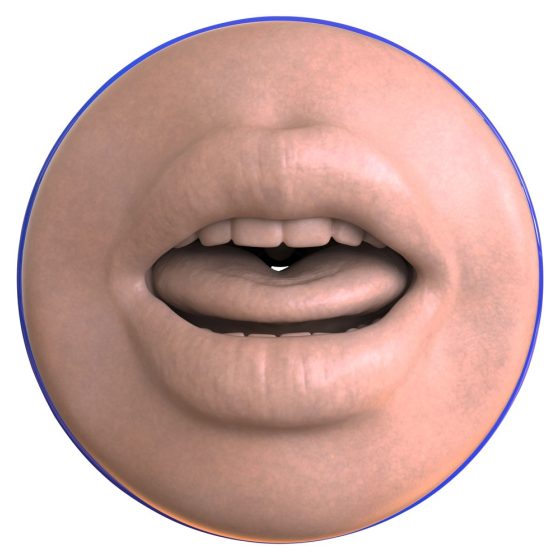 Fleshlight Boost Blow - realistični masturbator s ustima (prirodni)