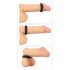 You2Toys 4u1 - set prstenova za penis i testise (prirodna-crna)