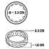 You2Toys 4u1 - set prstenova za penis i testise (prirodna-crna)