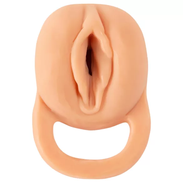 Nature Skin - 2u1 umjetna vagina i penis rukav - 23 cm - natur