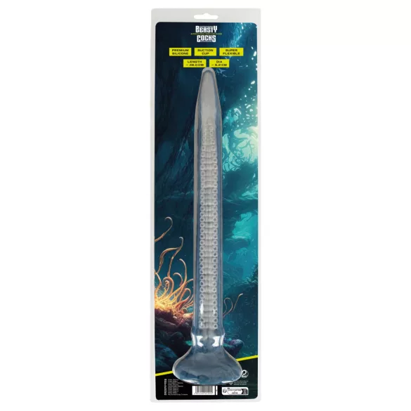 Beasty Cocks Eel of Ecstasy - ekstra dugi dildo - plavi