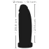 Realistixxx Real Giant - realistični dildo veliki - 30 cm - crni