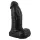 Realistixxx - realistični dildo s testisima - 22 cm - crni