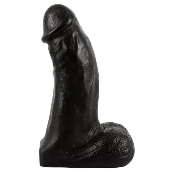 Realistixxx - realistični dildo s testisima - 22 cm - crni