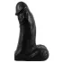 Realistixxx - realistični dildo s testisima - 22 cm - crni
