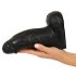 Realistixxx Real Giant - dildo s testisima - 22 cm (crna)