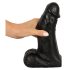 Realistixxx Real Giant - dildo s testisima - 22 cm (crna)