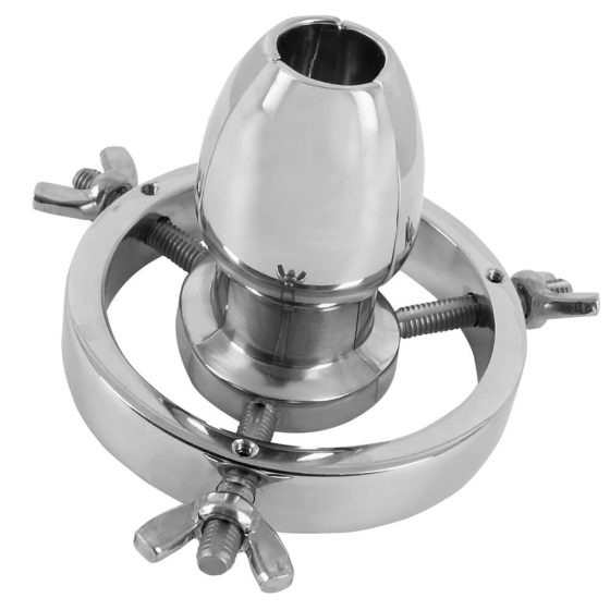 Fetiš - metalni analni dilatator (srebrni)
