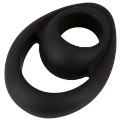 Erecto - penis i testisni prsten - jaka erekcija - crni