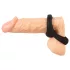 Erecto - penis i testisni prsten - jaka erekcija - crni