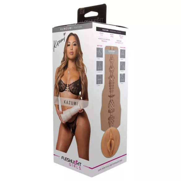 Fleshlight Kazumi Kumzumi - realistična umjetna vagina - natur