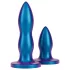 Durex Deep & Deeper - analni plug set - 2 komada - plavi
