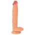 Realistixxx Real Giant - ekstra veliki dildo s testisima (prirodni)