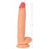 Realistixxx Real Giant - ekstra veliki dildo s testisima (prirodni)