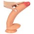 Realistixxx Real Giant - ekstra veliki dildo s testisima (prirodni)