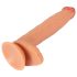 Realistixxx Real Giant - ekstra veliki dildo s testisima (prirodni)