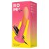 ROMP Dizi - fleksibilni silikon dildo (pink-narančasta)
