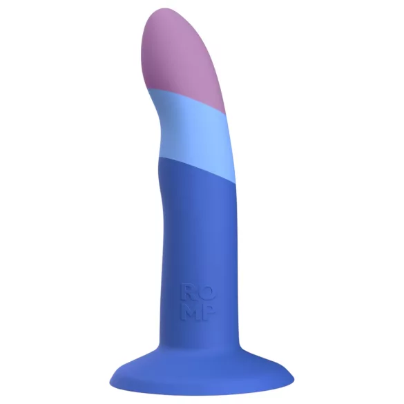 ROMP Piccolo - fleksibilni silikonski dildo - plavo-ljubičasti