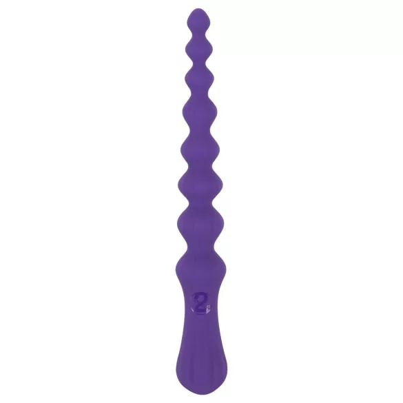 You2Toys - fleksibilni analni dildo s kuglicama - ljubičasta